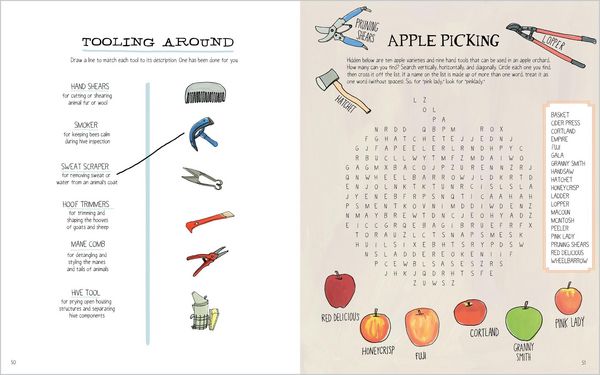 Produktbild: Julia Rothman's Farm Anatomy Activity Book