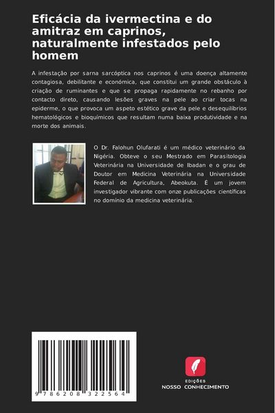 Produktbild: Efic&aacute;cia da ivermectina e do amitraz em caprinos, naturalmente infestados pelo homem