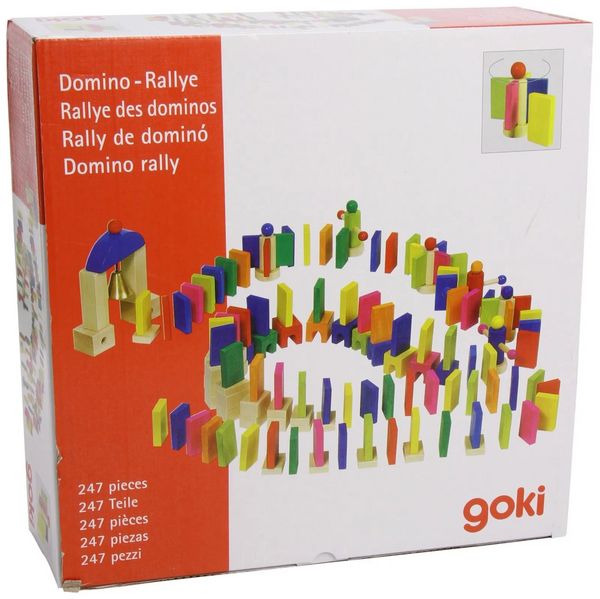 Produktbild: goki Domino-Rallye, Bodenspiel