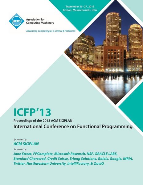 Produktbild: ICFP 14 19th ACM SIGPLAN International Conference On Functional Programming