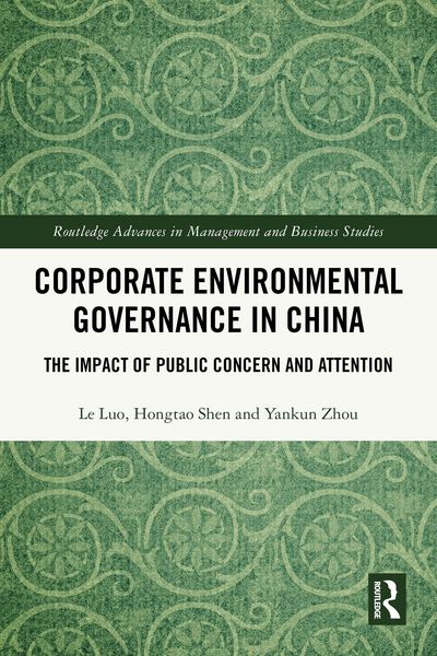 Produktbild: Corporate Environmental Governance in China