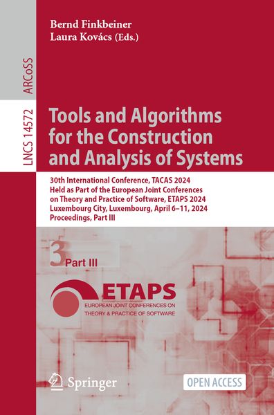 Produktbild: Tools and Algorithms for the Construction and Analysis of Systems