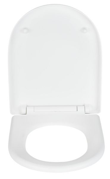 Produktbild: WC-Sitz Exclusive Nr. 3 Wei&szlig; Matt, aus antibakteriellem Duroplast