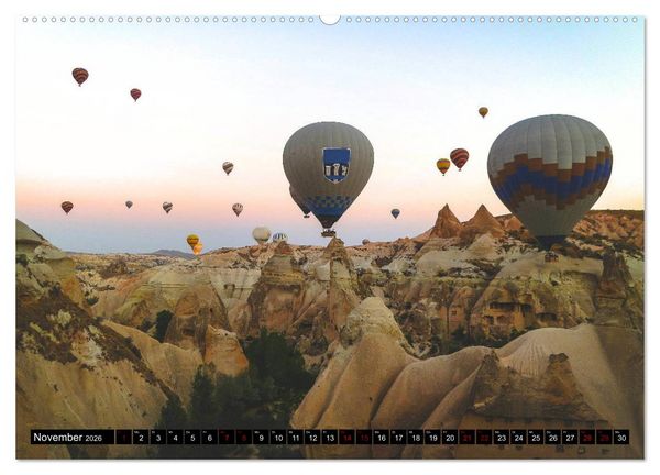 Produktbild: Ballonfahrt - Faszination und Abenteuer (Wandkalender 2026 DIN A2 quer), CALVENDO Monatskalender