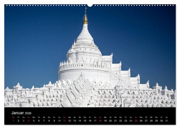 Produktbild: Myanmar 2026 (hochwertiger Premium Wandkalender 2026 DIN A2 quer), Kunstdruck in Hochglanz