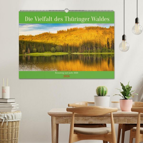 Produktbild: Die Vielfalt des Th&uuml;ringer Waldes (Wandkalender 2026 DIN A2 quer), CALVENDO Monatskalender
