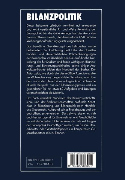 Produktbild: Bilanzpolitik