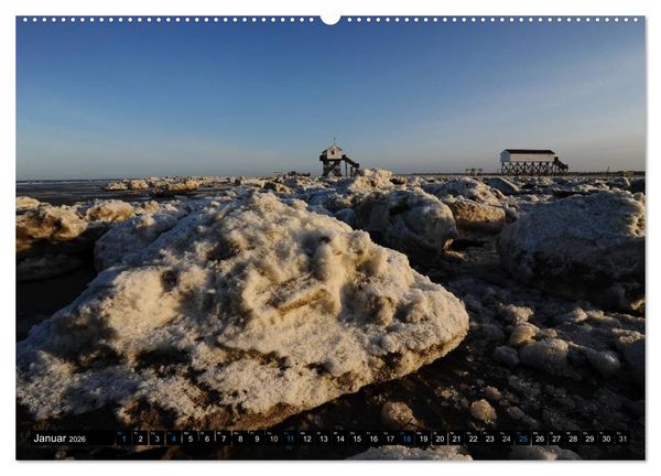 Produktbild: St. Peter Ording (Wandkalender 2026 DIN A2 quer), CALVENDO Monatskalender