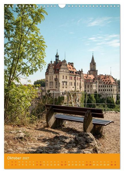 Produktbild: Schloss und mehr in Sigmaringen (Wandkalender 2027 DIN A3 hoch), CALVENDO Monatskalender