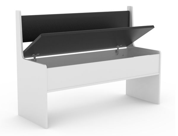 Produktbild: Holz Eckbank Sitzbank Bank Truhe Esal Breite 110cm
