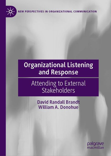 Produktbild: Organizational Listening and Response