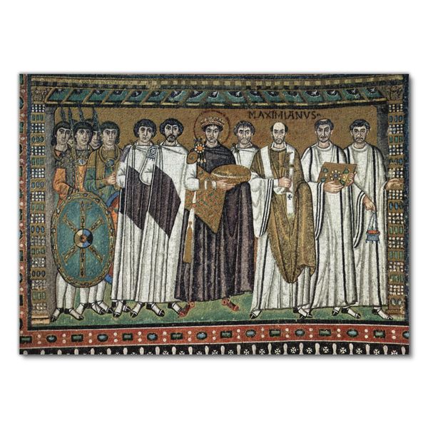 Produktbild: Lais Puzzle Meister von San Vitale in Ravenna - Chormosaiken, Justinian und Bischof Maximilianus und sein Hof 1000 Teile
