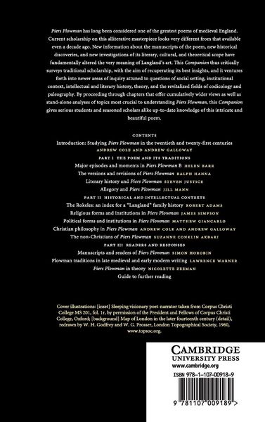 Produktbild: The Cambridge Companion to Piers Plowman