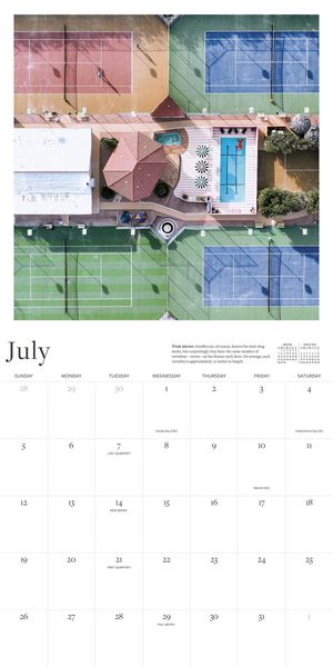 Produktbild: The Tennis Court Wall Calendar 2026