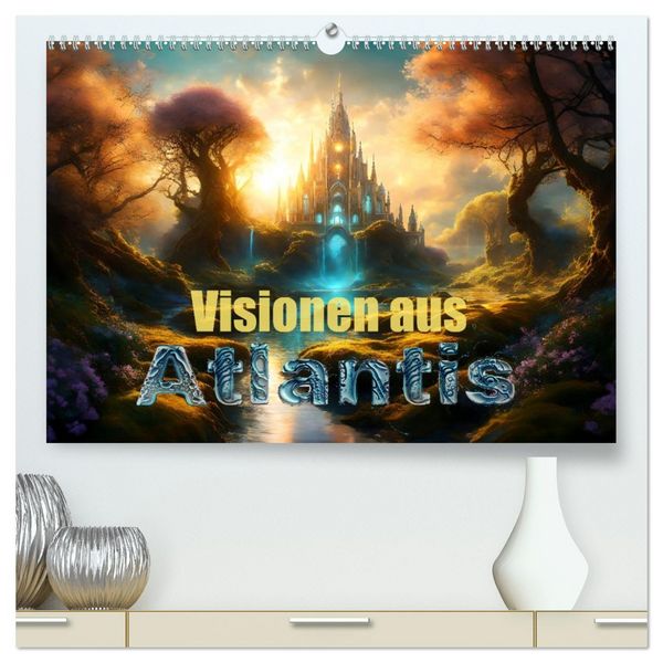 Produktbild: Visionen aus Atlantis (hochwertiger Premium Wandkalender 2026 DIN A2 quer), Kunstdruck in Hochglanz