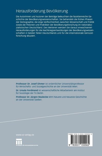 Produktbild: Herausforderung Bev&ouml;lkerung