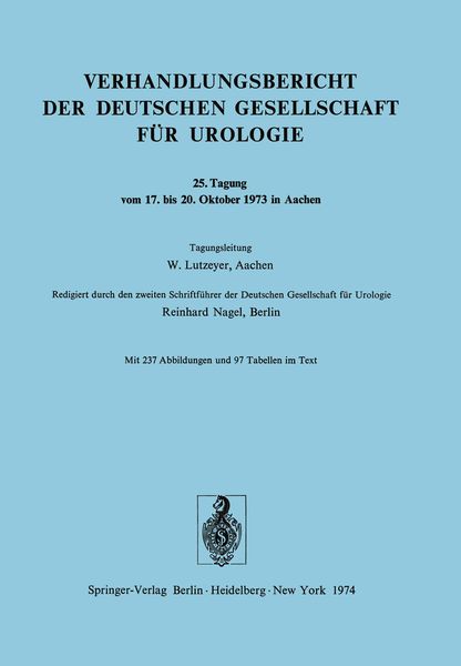 Tagung vom 17. bis 20. Oktober 1973 in Aachen, Taschenbuch von , Springer Berlin, 9783540067672