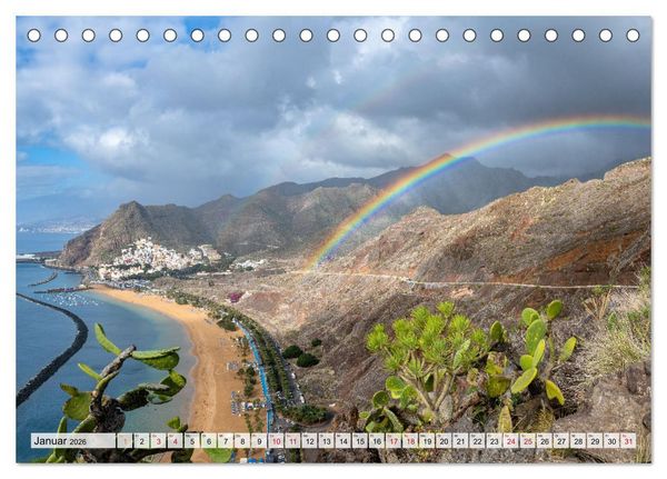 Produktbild: Die stille Magie der Insel Teneriffa (Tischkalender 2026 DIN A5 quer), CALVENDO Monatskalender