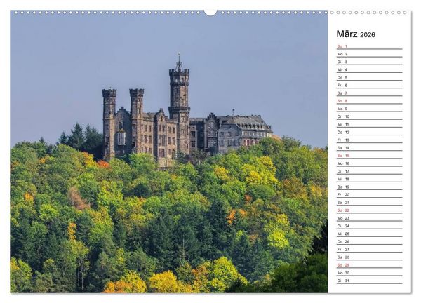 Produktbild: Die Lahn - Zauberhafte Orte rund um Limburg (hochwertiger Premium Wandkalender 2026 DIN A2 quer), Kunstdruck in Hochglanz