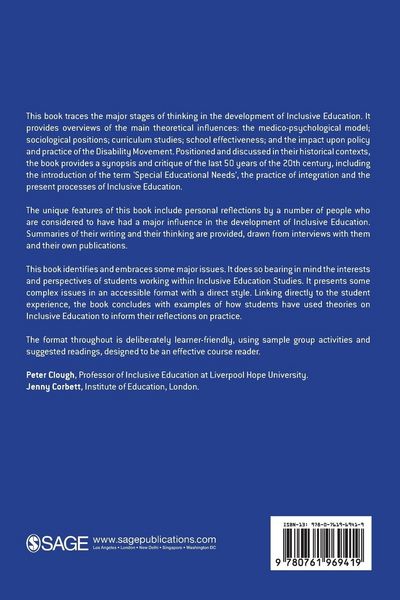 Produktbild: Theories of Inclusive Education