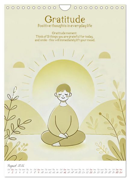Produktbild: The anti-stress path - Monthly inspirations for more balance (Wall Calendar 2026 DIN A4 portrait), CALVENDO 12 Month Wall Calendar