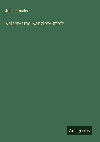 Produktbild: Kaiser- und Kanzler-Briefe