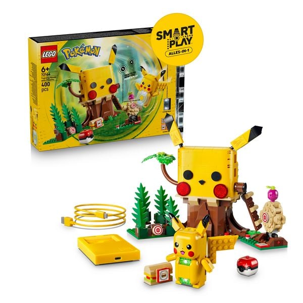 Produktbild: LEGO Pok&eacute;mon: SMART Play: Trainingshaus mit Pikachu All-in-1 Set 72164