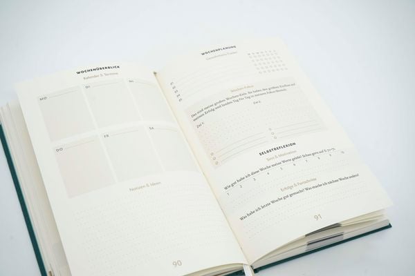 Produktbild: Das 6-Minuten-Tagebuch pur (rubin)