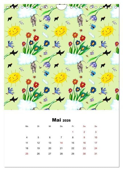 Produktbild: MUSTERMACKE (Wandkalender 2026 DIN A4 hoch), CALVENDO Monatskalender