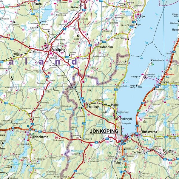 Produktbild: Freytag & berndt Stra&szlig;enkarte Schweden 1:600.000