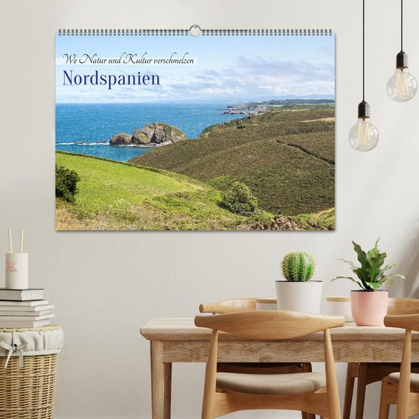 Produktbild: Nordspanien - wo Natur und Kultur verschmelzen (Wandkalender 2026 DIN A2 quer), CALVENDO Monatskalender