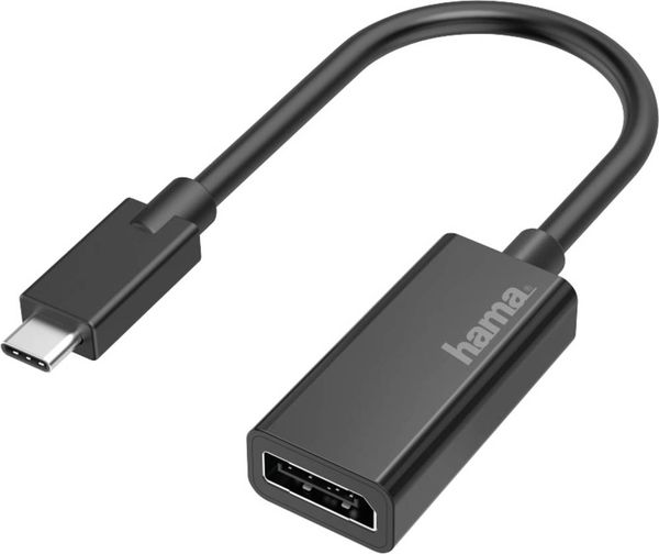 Hama USB 2.0 Adapter [1x DisplayPort Buchse - 1x USB-C® Stecker]