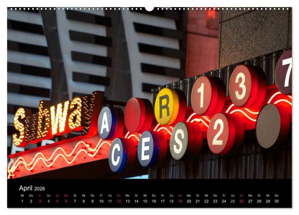 Produktbild: Zu Besuch in New York (Wandkalender 2026 DIN A2 quer), CALVENDO Monatskalender