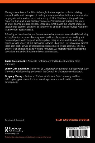 Produktbild: Undergraduate Research in Film