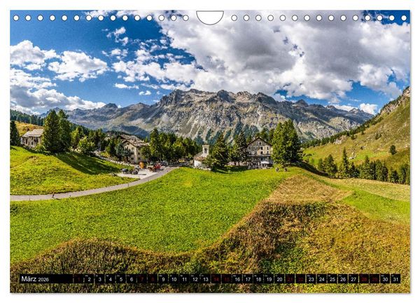 Produktbild: Schweiz - Engadin und Bergell (Wandkalender 2026 DIN A4 quer), CALVENDO Monatskalender