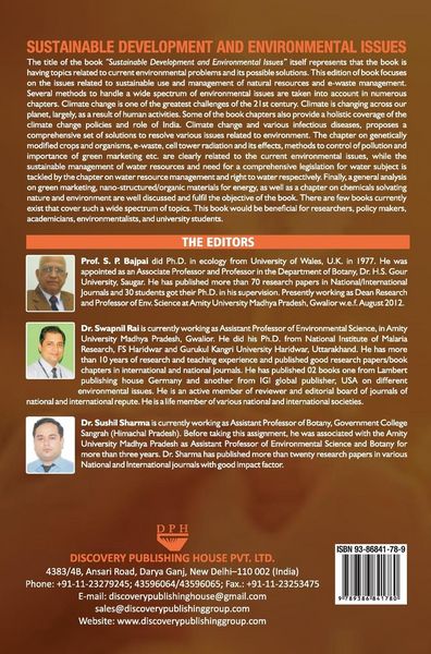 Produktbild: SUSTAINABLE DEVELOPMENT AND ENVIRONMENTAL ISSUES