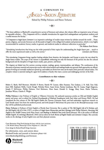 Produktbild: A Companion to Anglo-Saxon Literature