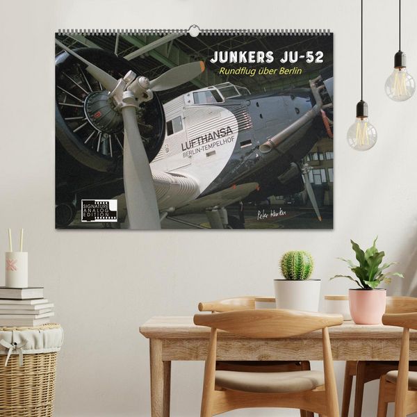 Produktbild: Junkers Ju-52 Rundflug &uuml;ber Berlin (Wandkalender 2026 DIN A2 quer), CALVENDO Monatskalender
