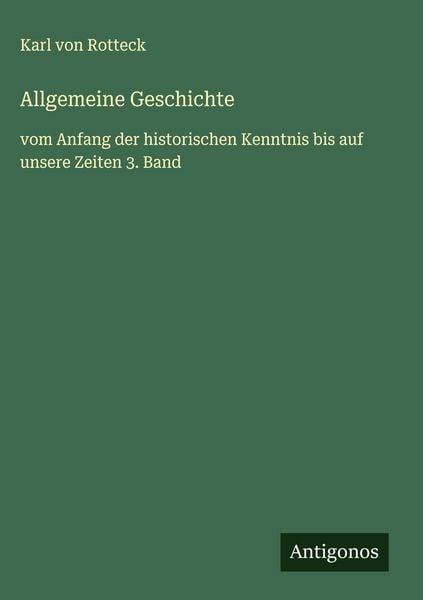 Produktbild: Allgemeine Geschichte