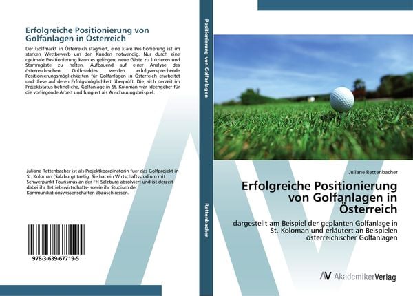 Produktbild: Erfolgreiche Positionierung von Golfanlagen in &Ouml;sterreich