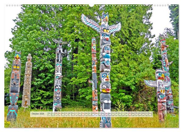 Produktbild: Vancouver Kanada 2026 (Wandkalender 2026 DIN A2 quer), CALVENDO Monatskalender