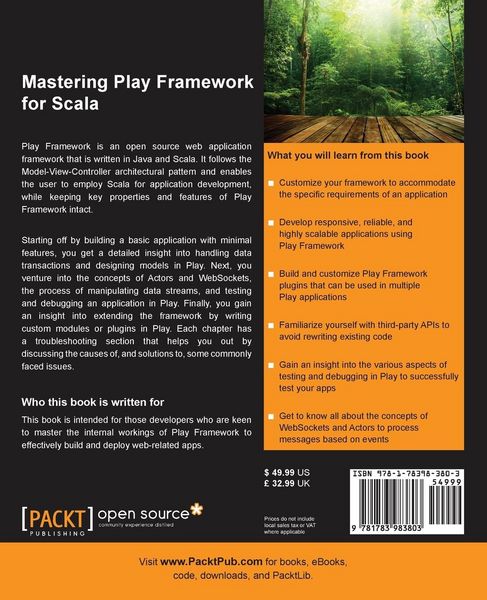 Produktbild: Mastering Play Framework for Scala