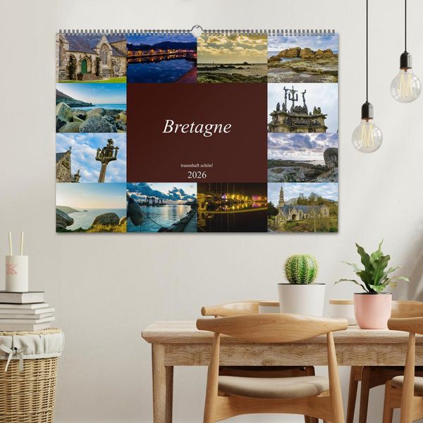 Produktbild: Bretagne - traumhaft sch&ouml;n! (Wandkalender 2026 DIN A2 quer), CALVENDO Monatskalender