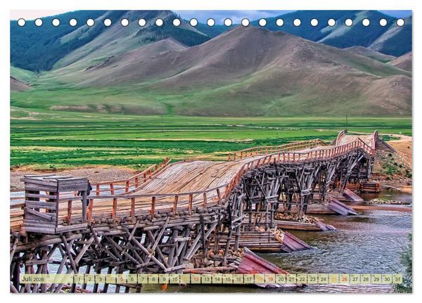 Produktbild: Reise durch Asien - Mongolei (Tischkalender 2026 DIN A5 quer), CALVENDO Monatskalender