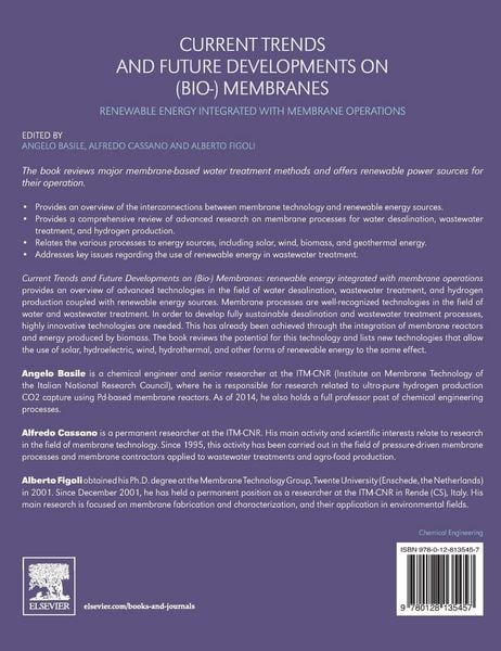 Produktbild: Current Trends and Future Developments on (Bio-) Membranes