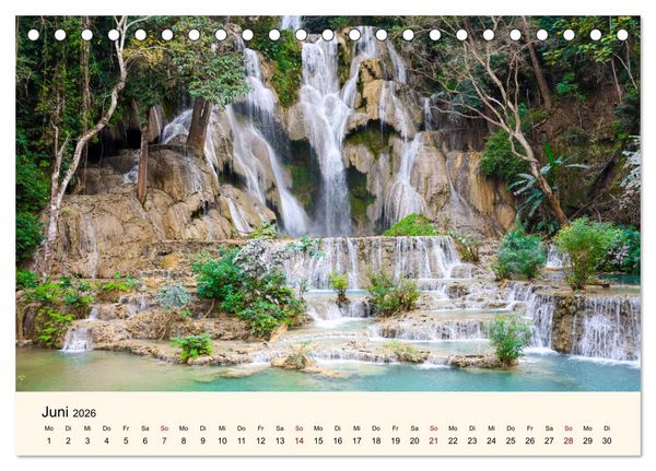 Produktbild: S&uuml;dostasiens Natursch&auml;tze (Tischkalender 2026 DIN A5 quer), CALVENDO Monatskalender