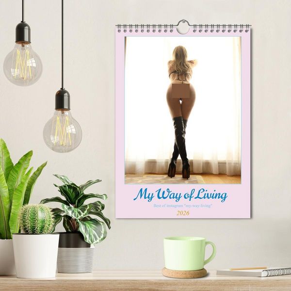 Produktbild: MY WAY LIVING (Wall Calendar 2026 DIN A4 portrait), CALVENDO 12 Month Wall Calendar