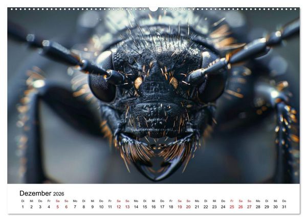 Produktbild: Insekten hautnah (Wandkalender 2026 DIN A2 quer), CALVENDO Monatskalender