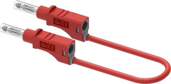 Produktbild: Electro PJP 2211/600V-CD1-50R Messleitung Bananenstecker 50cm Rot 1St.