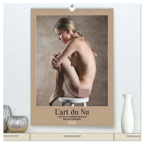 Produktbild: L'art du nu (Calendrier mural 2026 DIN A2 horizontal) calendrier de bureau